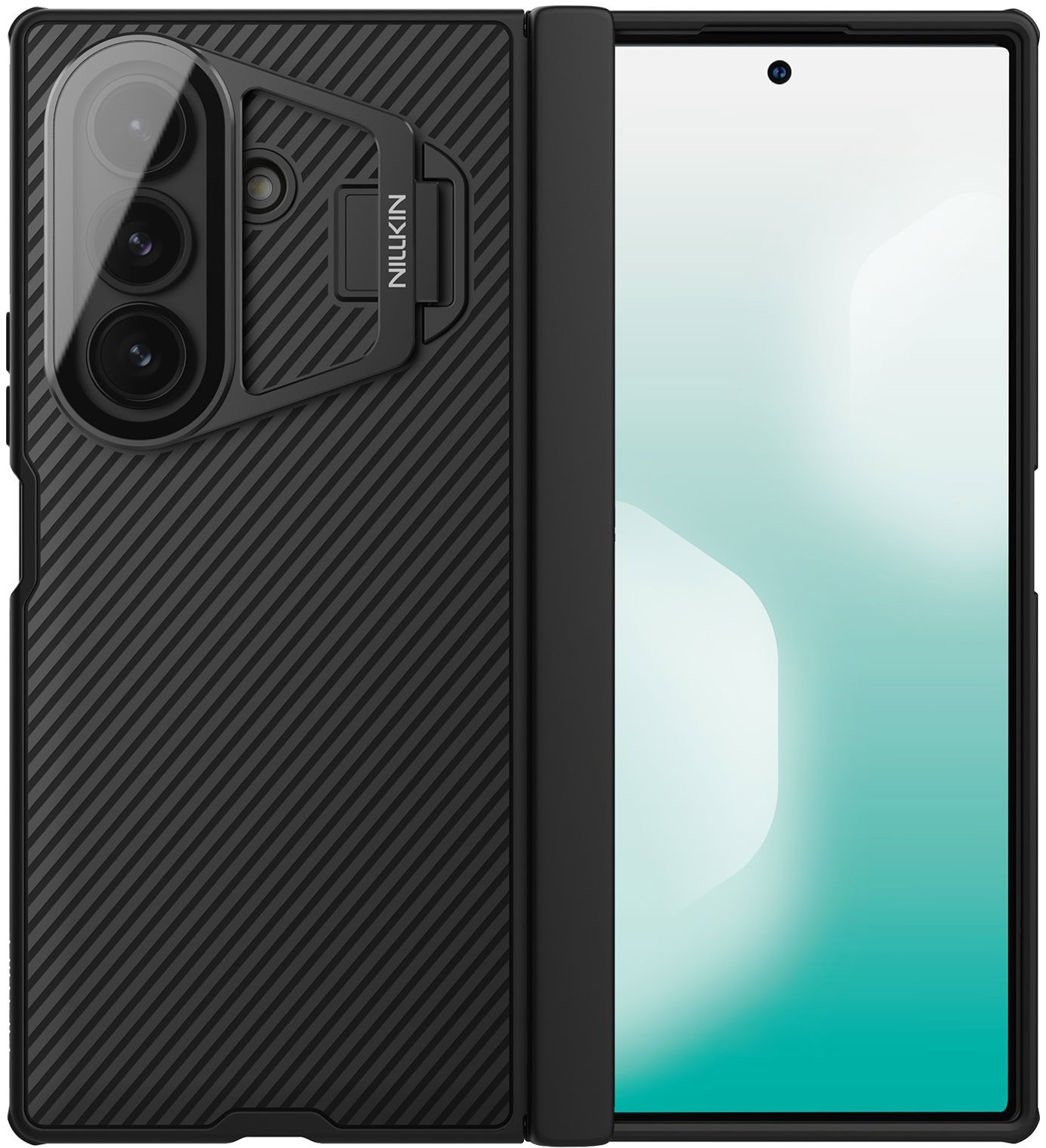 Nillkin CamShield Prop (Transparent Lens) Zadný Kryt pre Samsung Galaxy Z Fold 7 Black