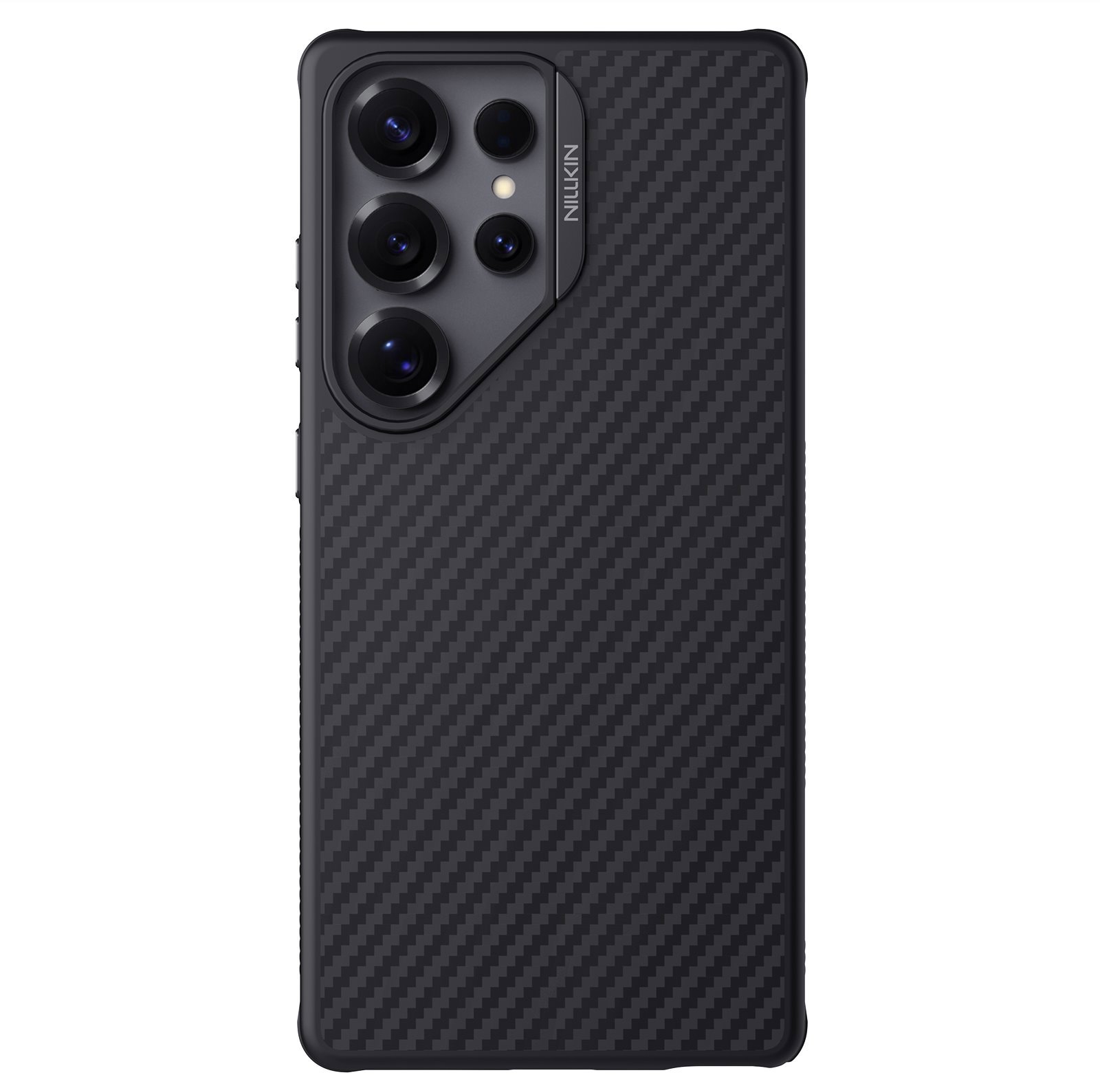 Nillkin Synthetic Fiber PRO Magnetic Zadný Kryt pre Samsung Galaxy S25 Ultra Black