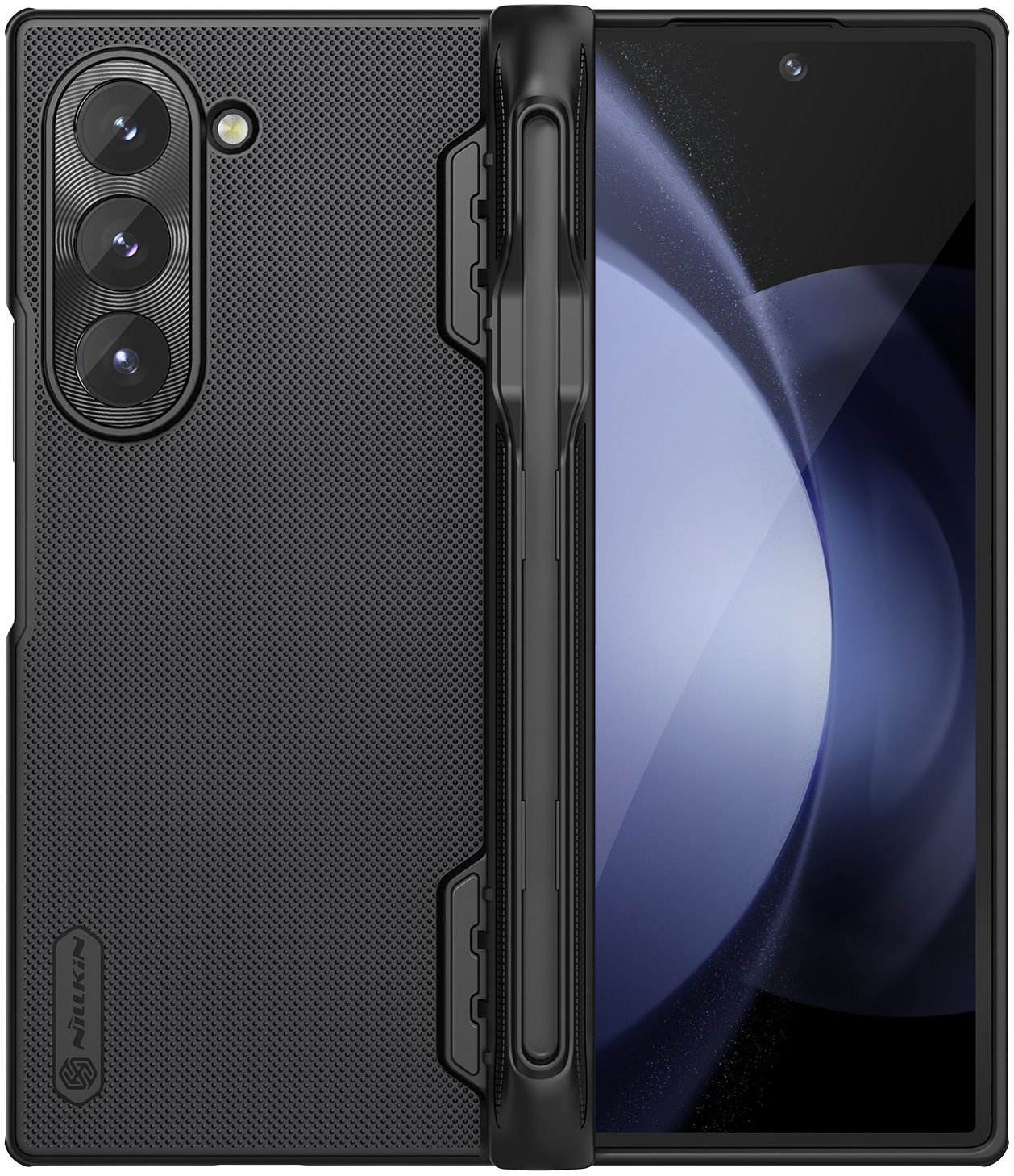 Nillkin Super Frosted FOLD Slot Zadný Kryt pre Samsung Galaxy Z Fold 6 Black