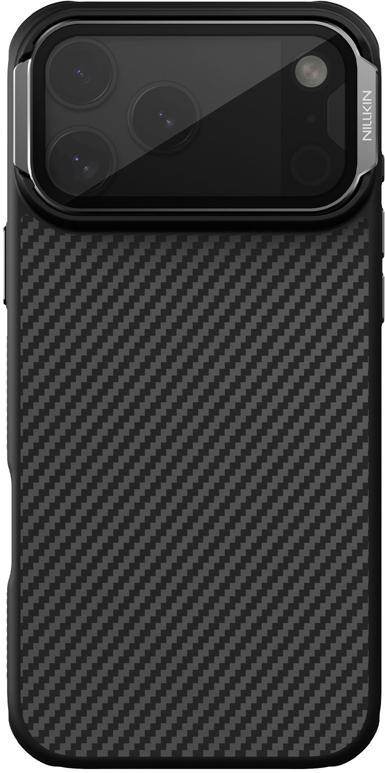 Nillkin CarboProp Aramid Magnetic Zadný Kryt pre Apple iPhone 17 Pro Max Black