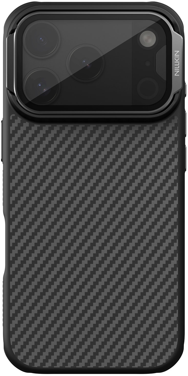 Nillkin CarboProp Aramid Magnetic Zadný Kryt pre Apple iPhone 17 Pro Black