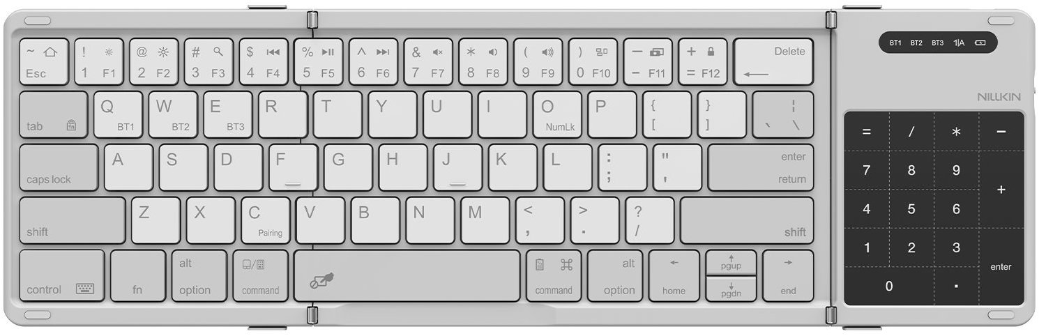 Nillkin Cube Vrecková klávesnica Gray