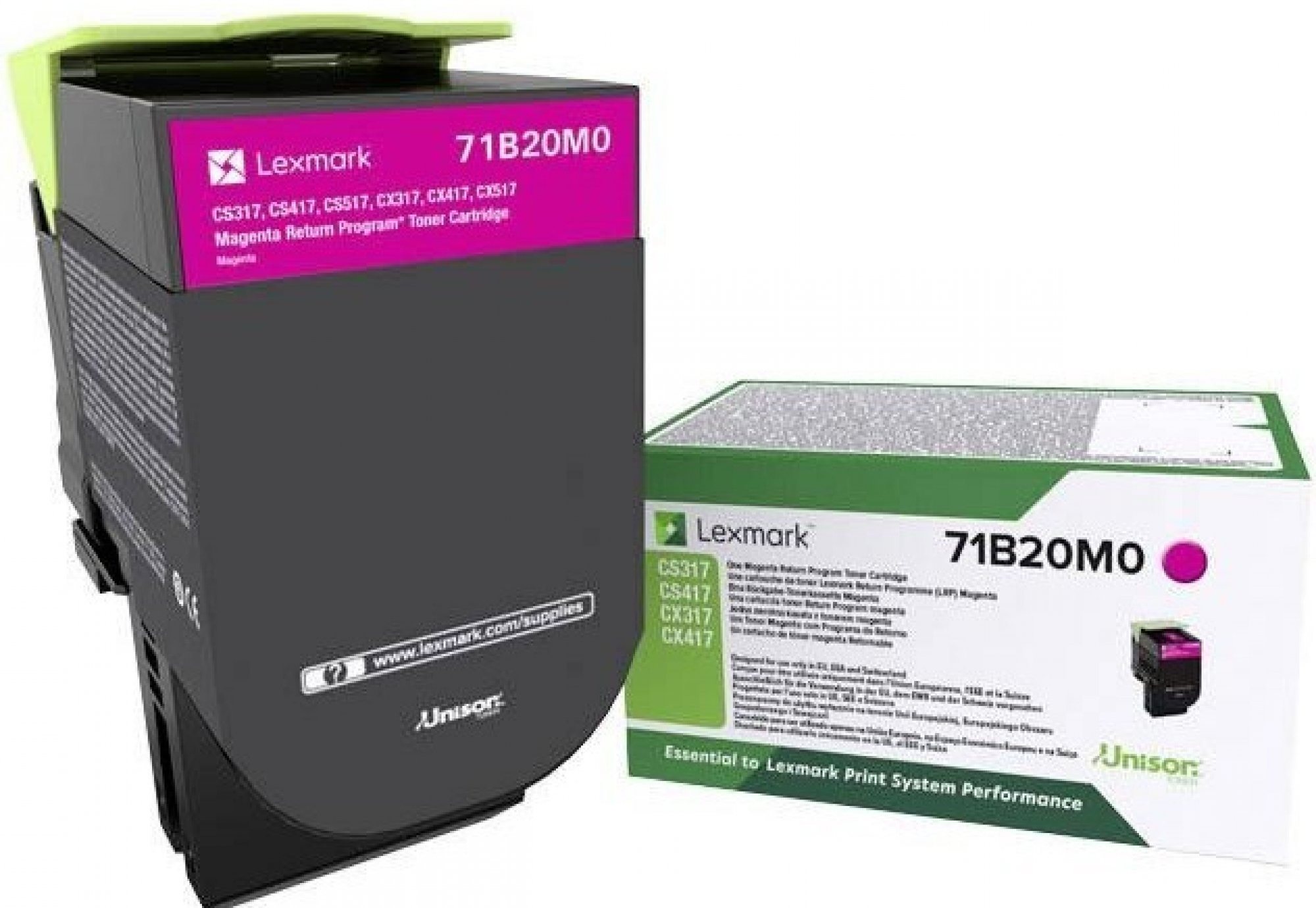 LEXMARK 71B20M0 purpurový