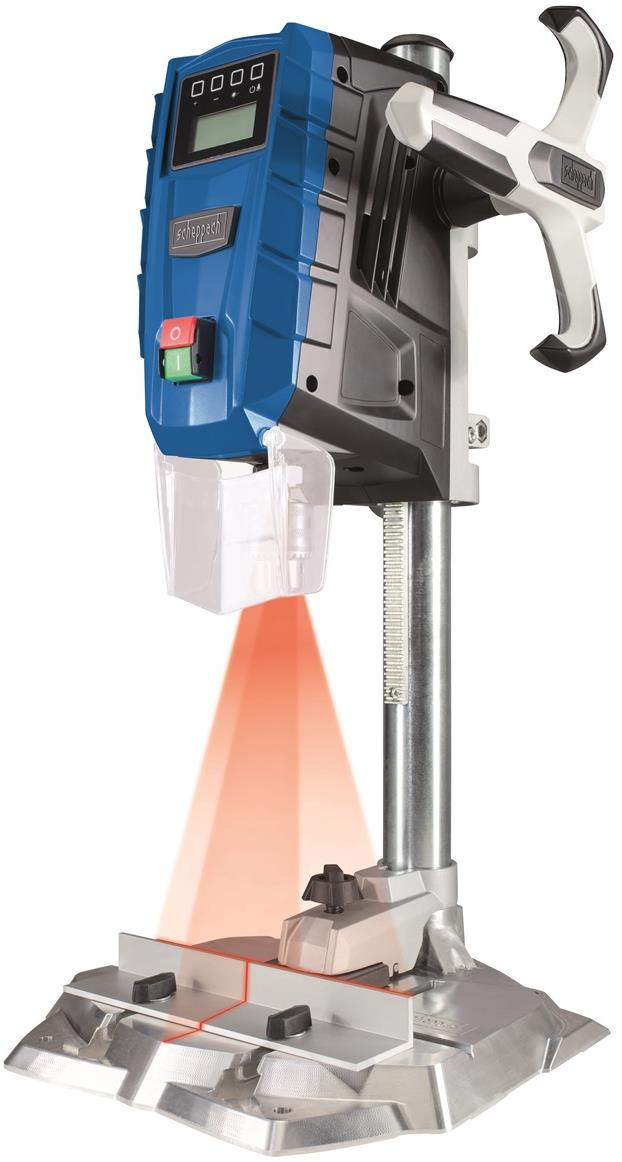 SCHEPPACH Stojanová vŕtačka s krížovým laserom DP 55