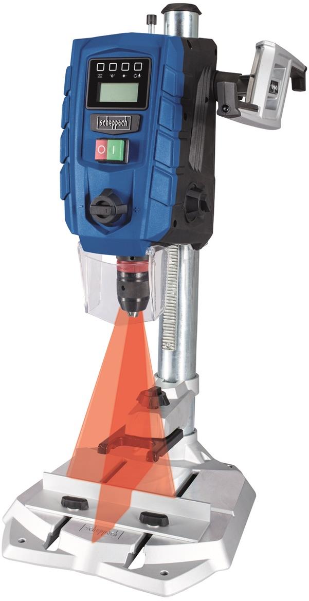 SCHEPPACH Stojanová vŕtačka s krížovým laserom DP 60