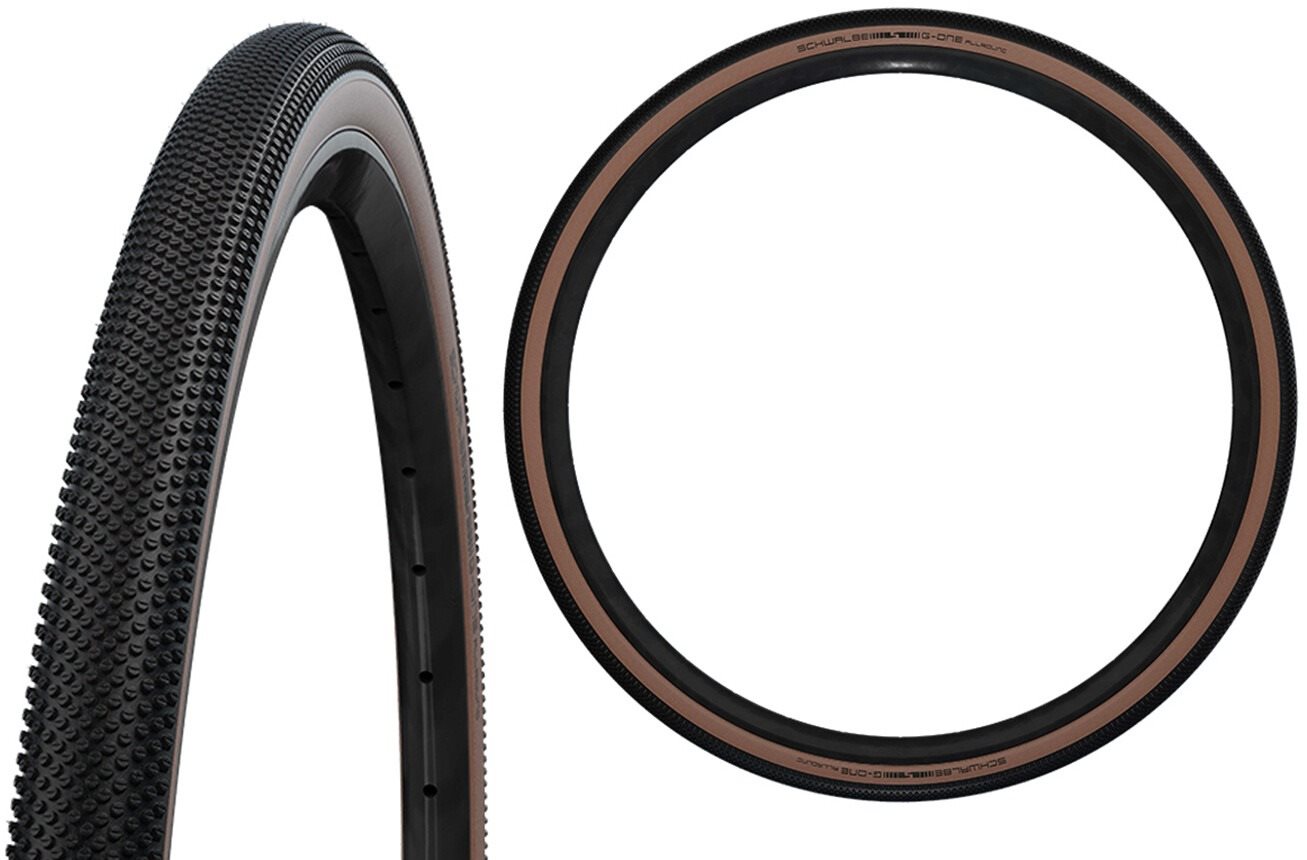 Schwalbe G-ONE ALLROUND 40-622 Addix Performance RaceGuard TLE bronze skin skladací