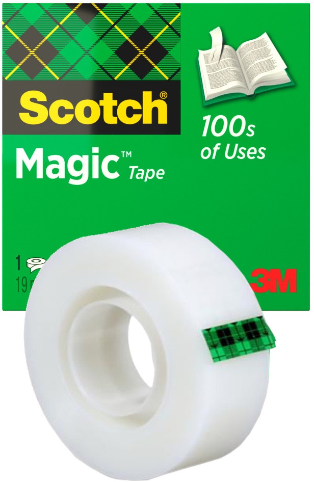 Scotch Magic 19 mm × 10 m, neviditeľná na papieri