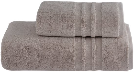 Soft Cotton Sada ručník a osuška PRESTIGE, 2 ks, světle béžová
