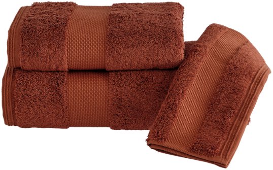 Soft Cotton - Sada ručníku a osušky DELUXE, 2 ks, skořicová