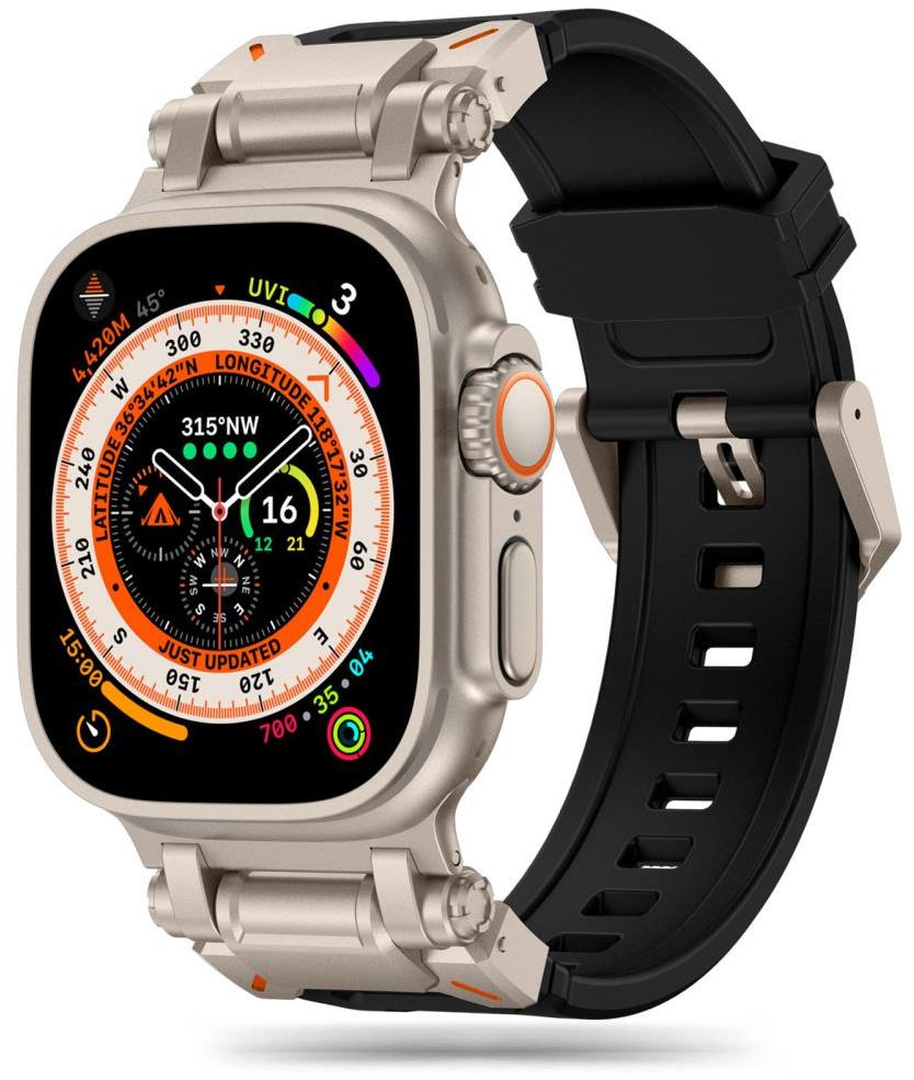 Tech-Protect Delta Pro na Apple Watch 42/44/45/49 mm, black/titanium