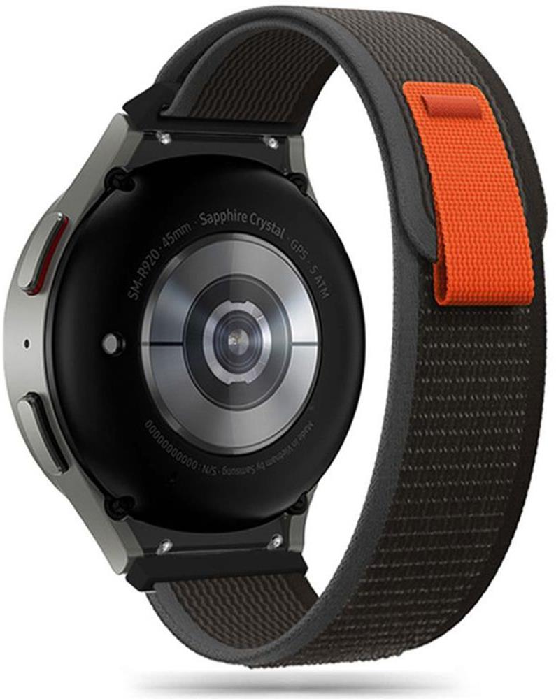 Tech-Protect Nylon na Garmin Fenix 5/6/6 Pro/7, black/orange