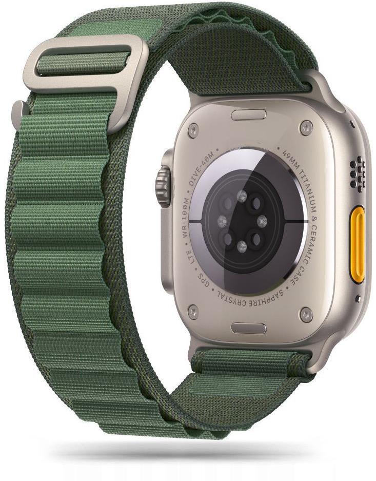 Tech-Protect Nylon na Apple Watch 44/45/49 mm, military green