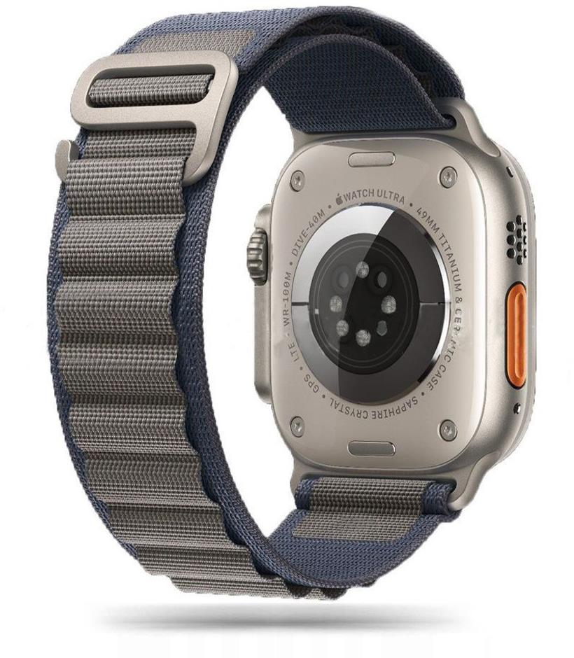 Tech-Protect Nylon pro Apple Watch 44/45/49 mm, navy/gray