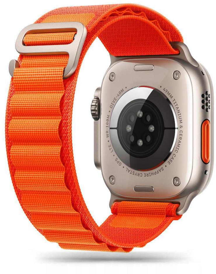 Tech-Protect Nylon na Apple Watch 44/45/49 mm, orange