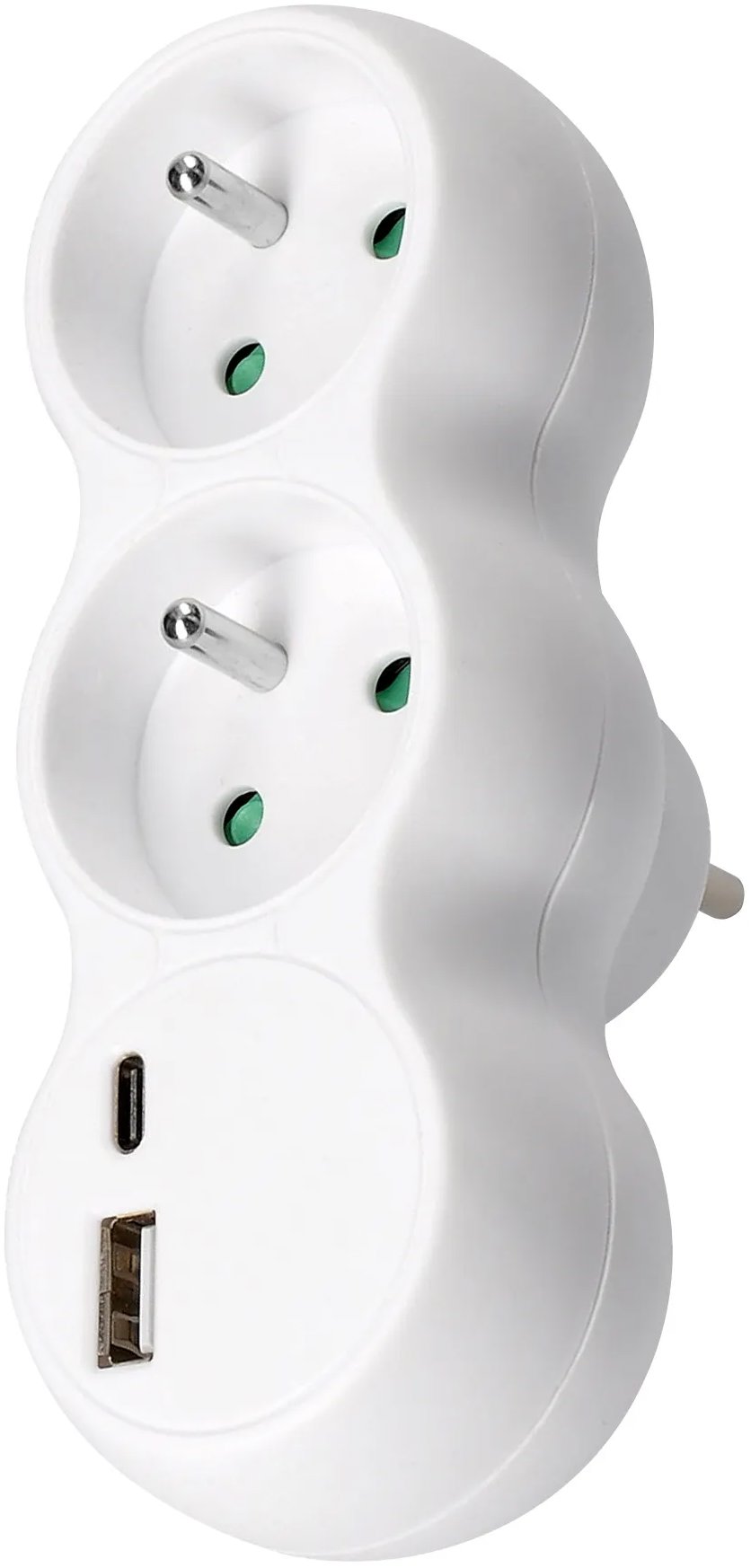 Solight 2× 10 A, USB A + C nabíjačka 12 W