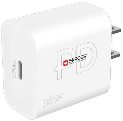 SKROSS USB-C Power charger 30 W US, Power Delivery, typ A