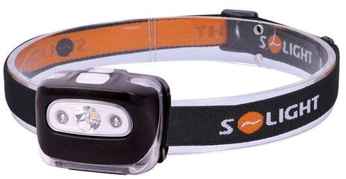 Solight čelové LED svietidlo 3 W + červené svetlo 3× AAA