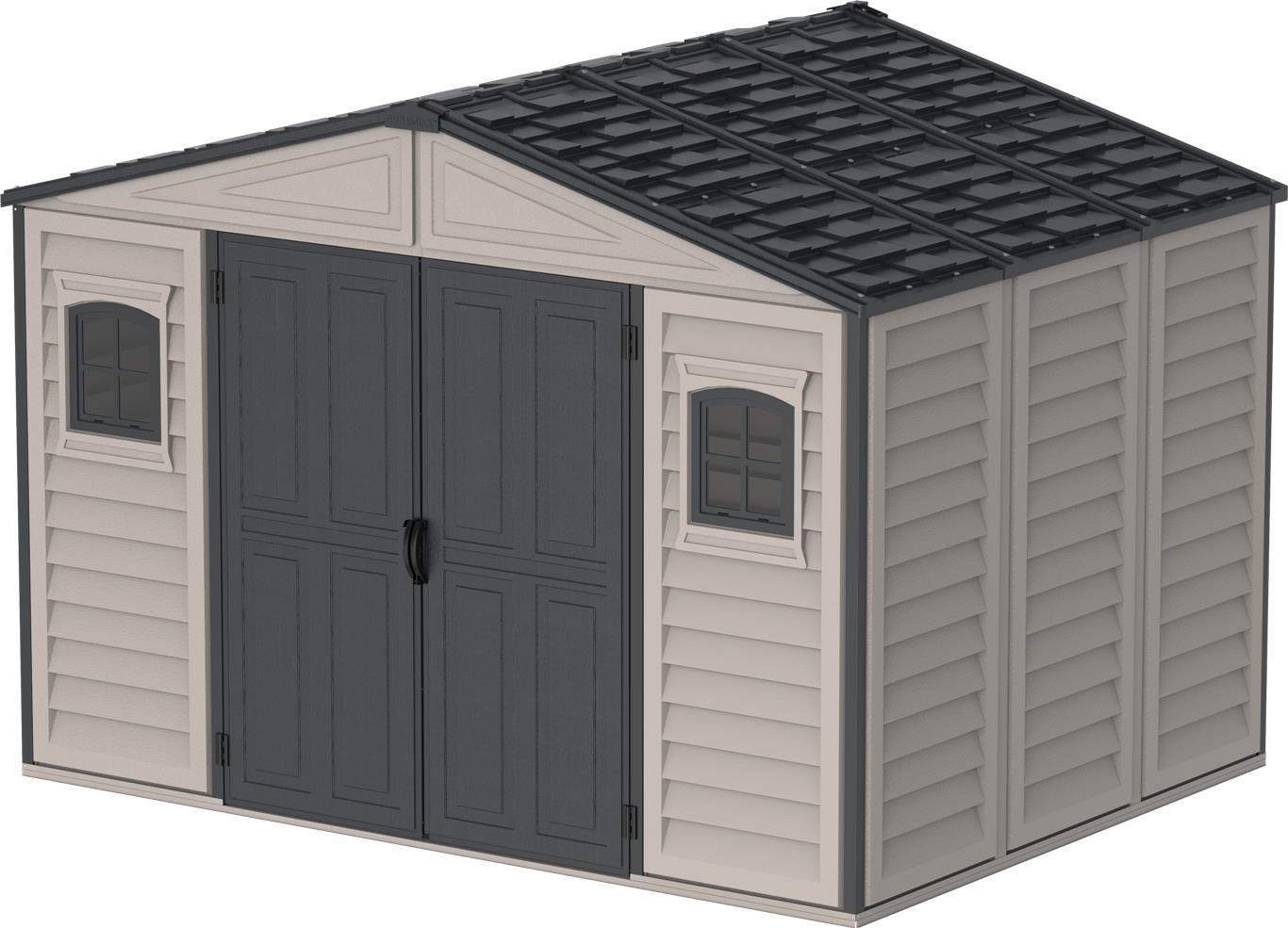 DURAMAX Domček záhradný WOODBRIDGE Plus II, antracit 233 × 319 × 239 cm