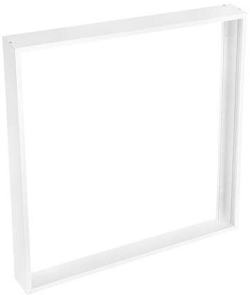 Solight hliníkový biely rám na inštaláciu 595 × 595 mm LED panelov na stropy a steny, výška 68 mm