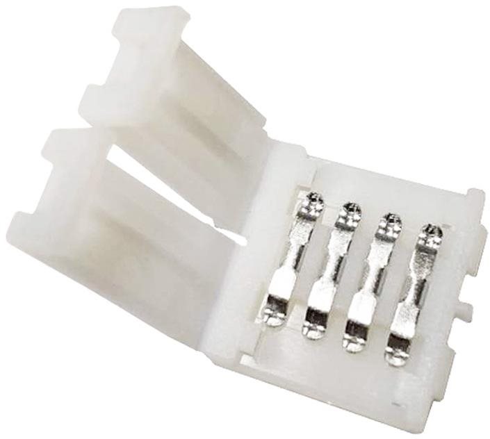 Solight prepojovací konektor pre RGB LED pásy, zacvakávací, balenie 1 ks, vrecko