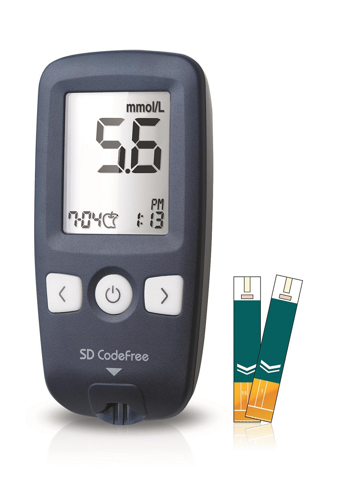 SD Biosensor Codefree set + 10 prúžkov