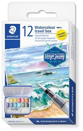 STAEDTLER Design Journey 12 metalických farieb