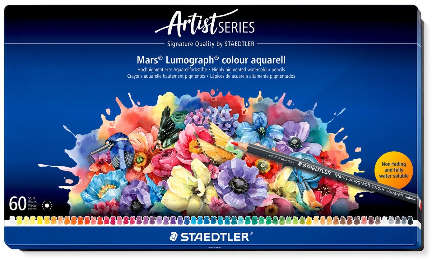 STAEDTLER Mars Lumograph akvarelové 60 farieb