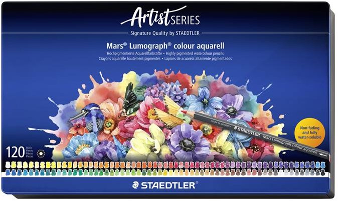 STAEDTLER Mars Lumograph akvarelové 120 farieb