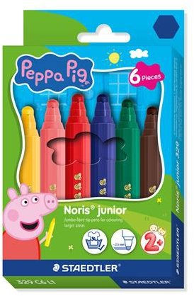 STAEDTLER Noris Junior Peppa Pig 6 farieb