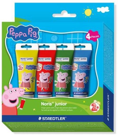 STAEDTLER Noris Junior Peppa Pig, 75 ml × 4 farby