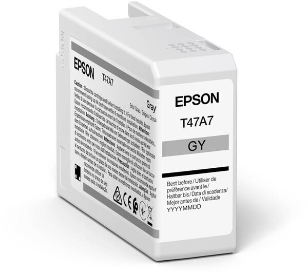 Epson T47A7 Ultrachrome sivá