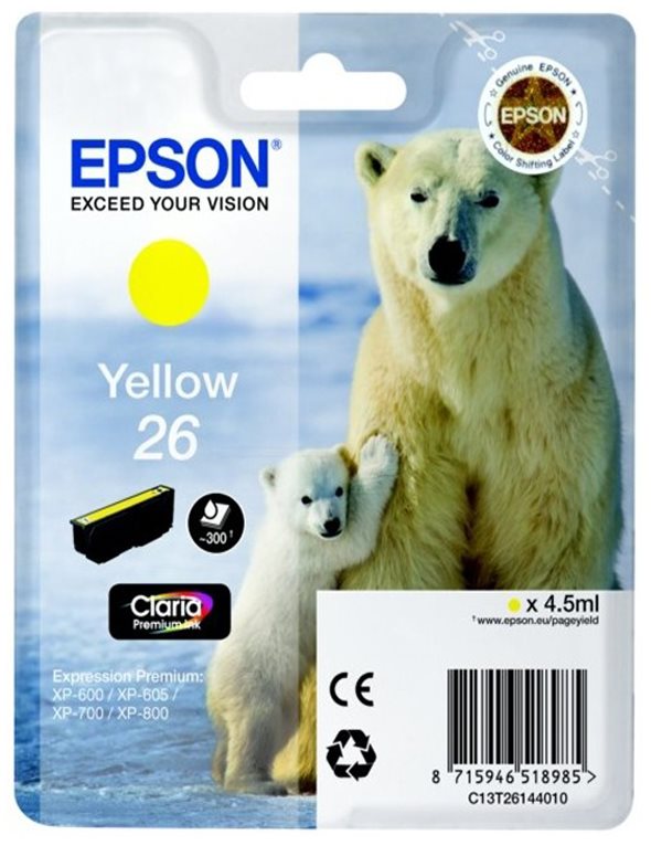 Epson T2614 žltá