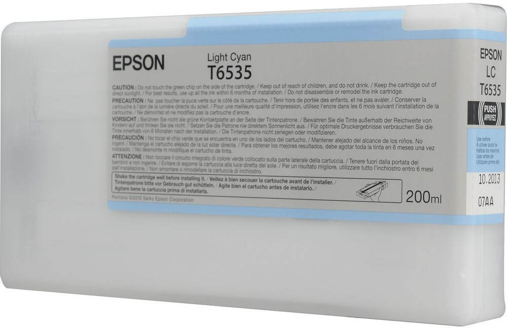 Epson T6535 svetlo azúrová
