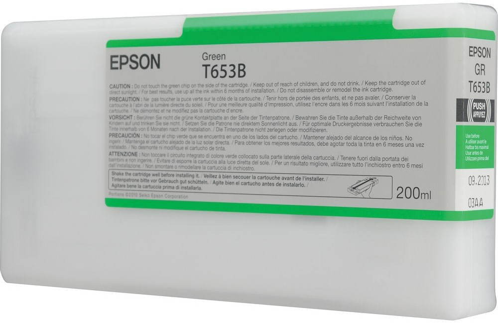 Epson T653B zelená