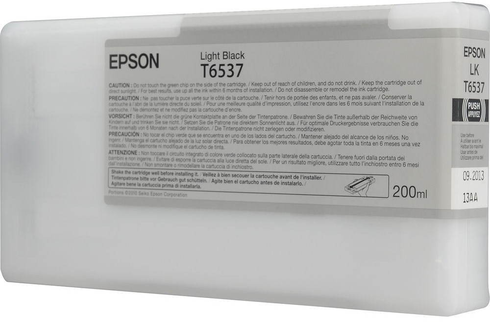 Epson T6537 svetlo-čierna