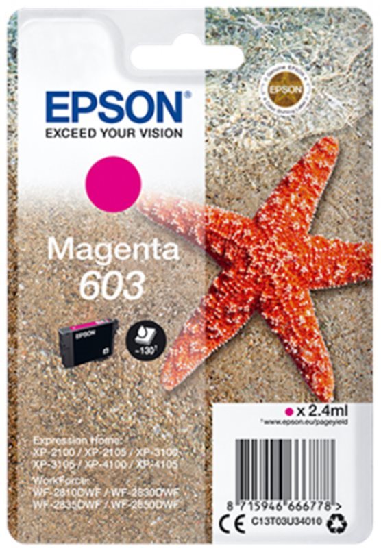 Epson 603 purpurová