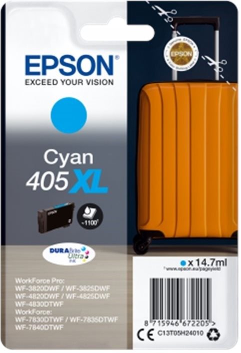 Epson 405XL azúrová