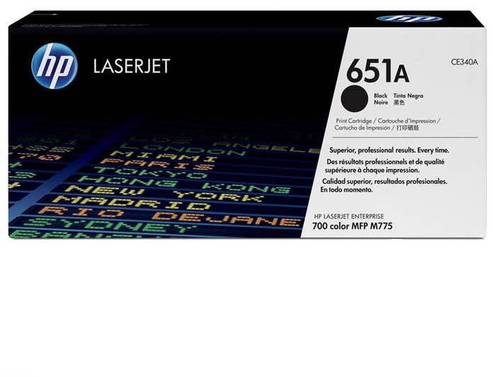 HP CE340A č. 651A čierny originálny