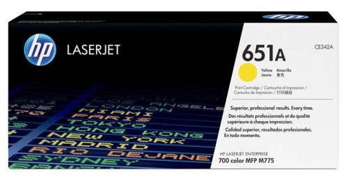 HP CE342A č. 651A žltý originálny