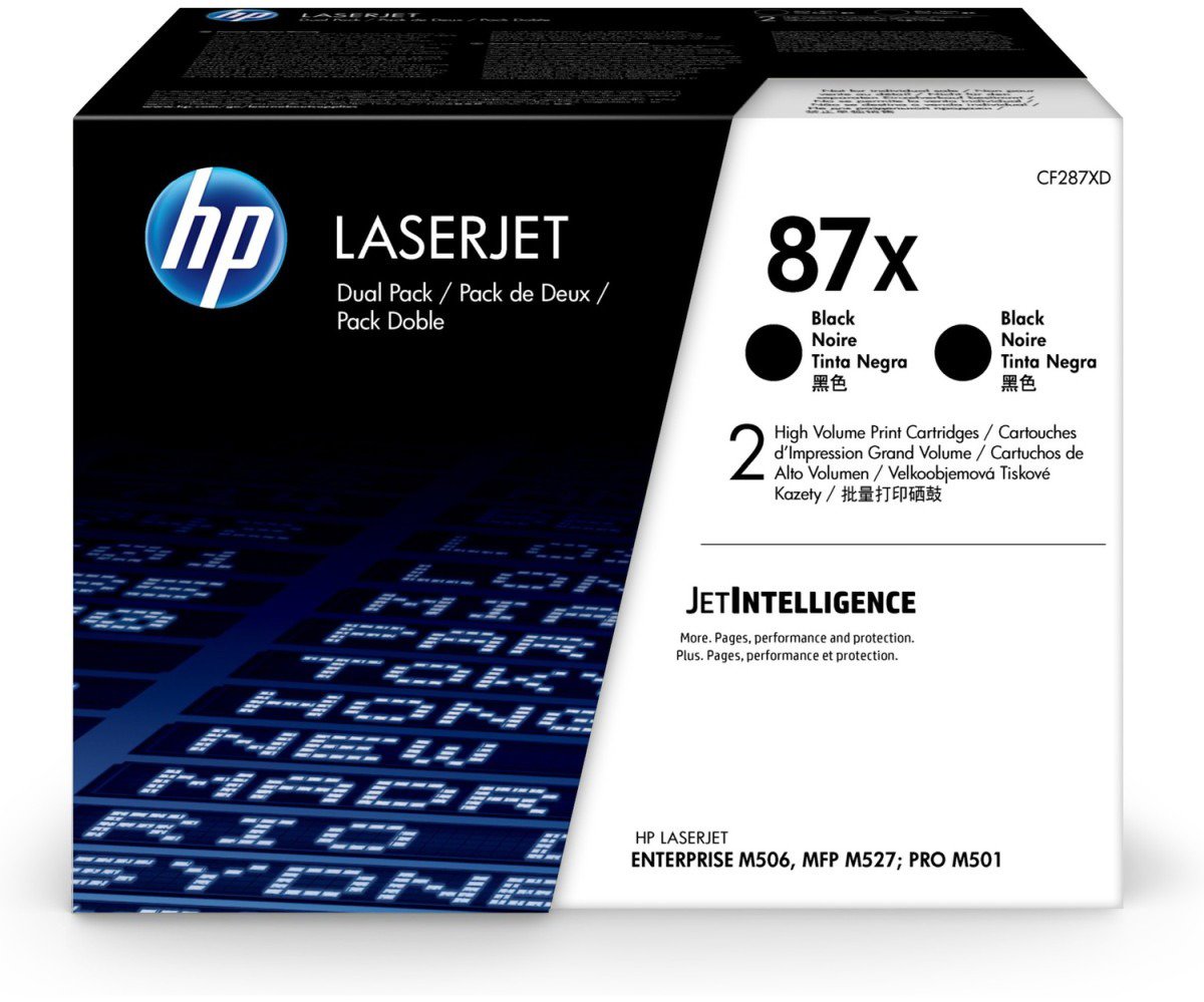 HP CF287XD č. 87X Dual Pack čierny 2ks