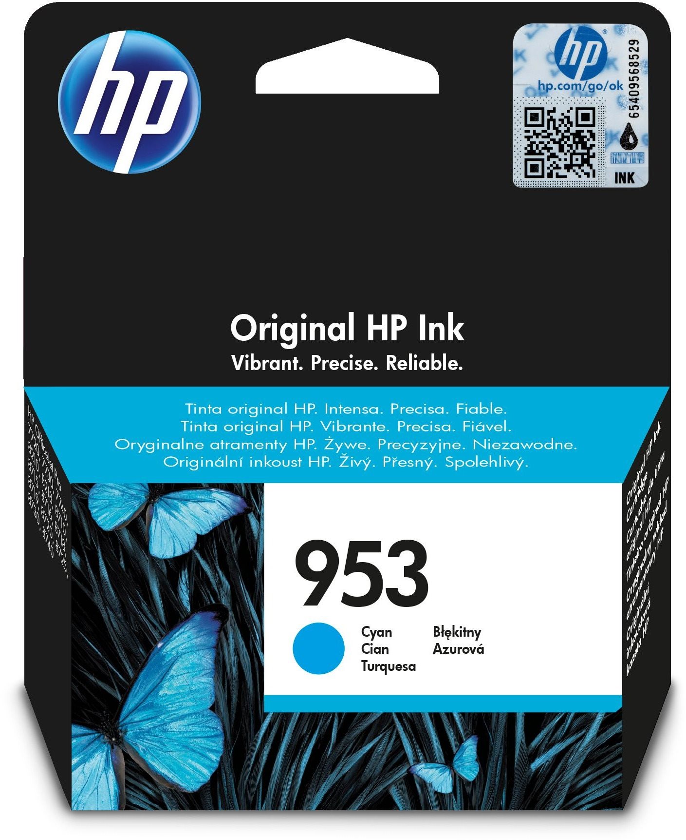 HP F6U12AE č. 953 azúrová