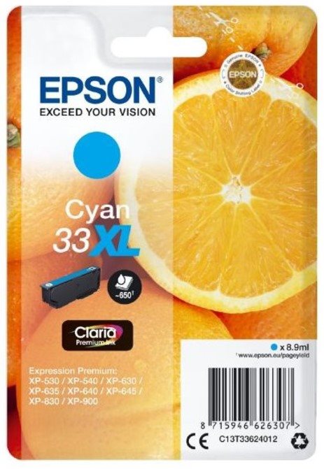 Epson T3362 XL azúrová