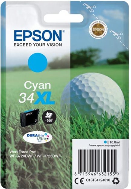 Epson T3472 azúrová XL