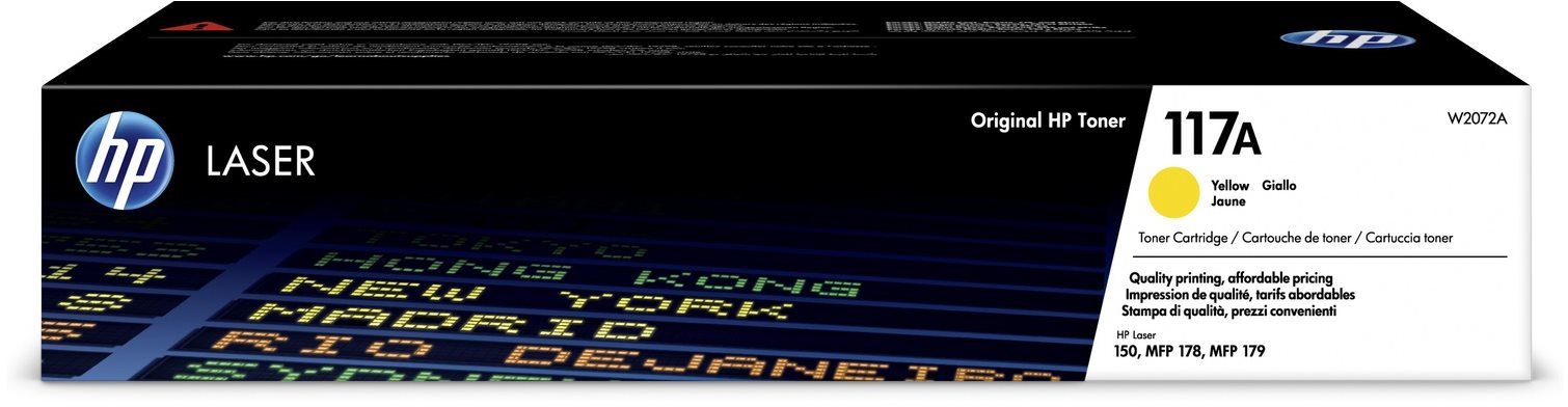 HP W2072A č. 117A žltý originálny