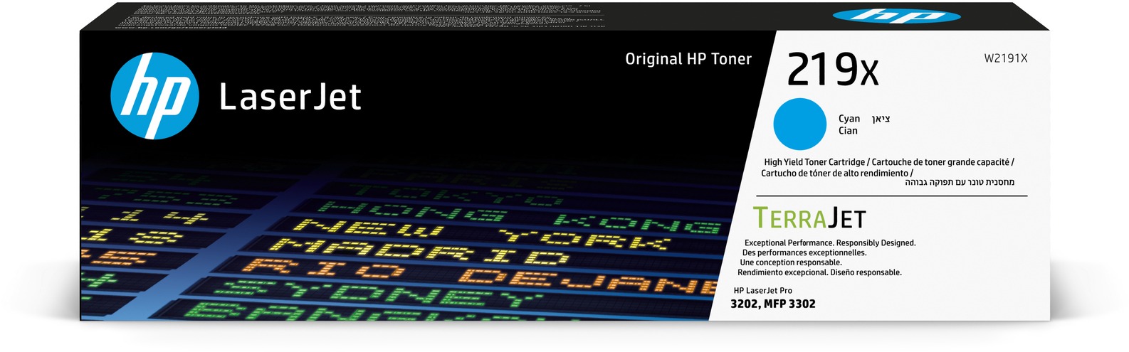 HP W2191X č. 219X azúrový