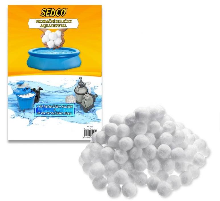 SEDCO Filtračné guľôčky FLOWCLEAR PES AQUA CRYSTAL 700 g