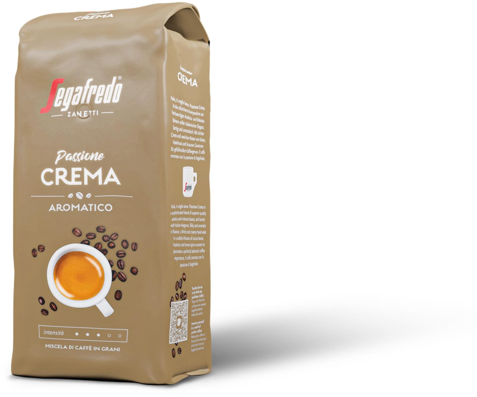 Segafredo Passione Crema 1000 g, zrnková