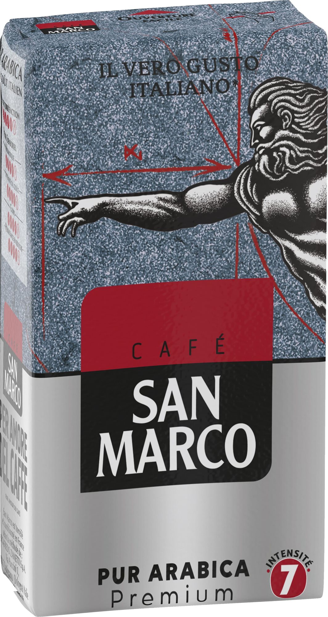 San Marco Pur Arabica Premium, mletá 250 g