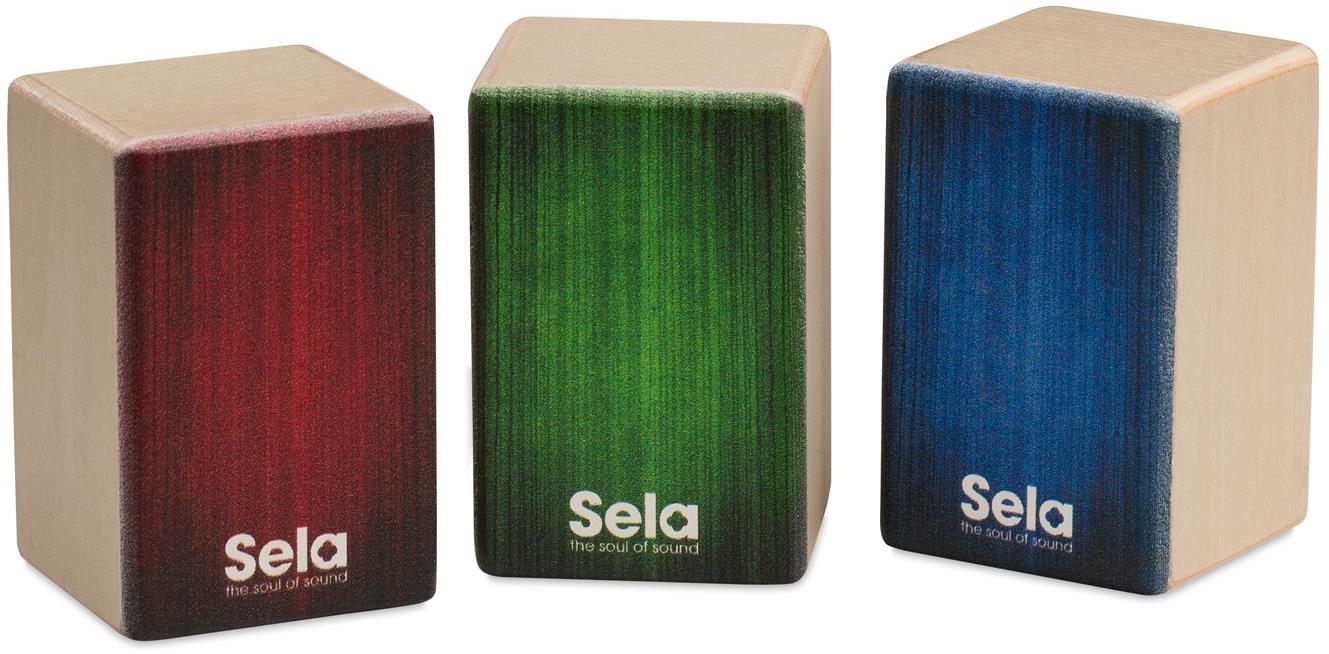 SELA Mini Cajon Shaker Set