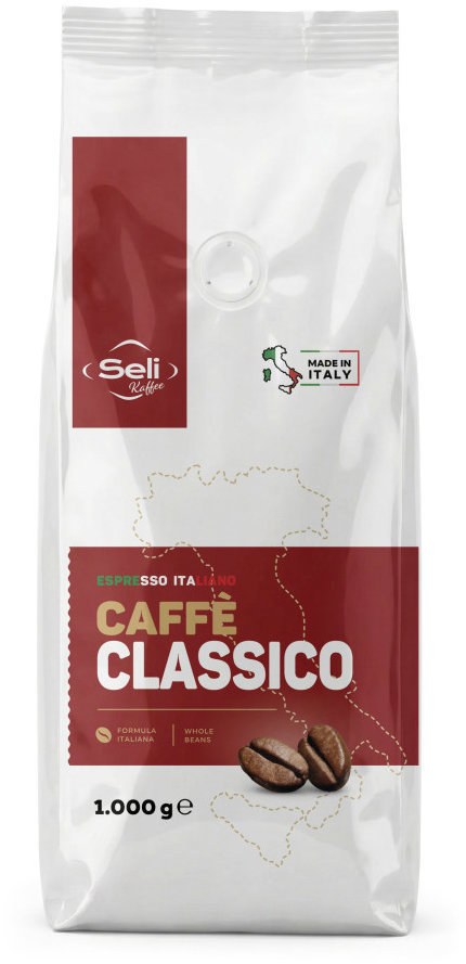 Seli Caffe Classico, zrnková káva, 1000 g V517550